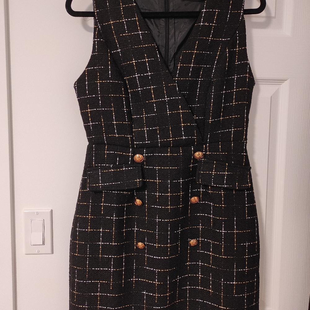 Tweed mini dress